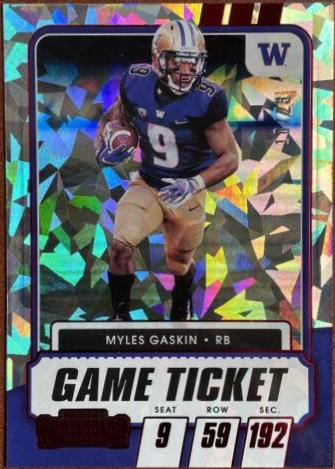 Myles Gaskin [Cracked Ice Ticket] #61