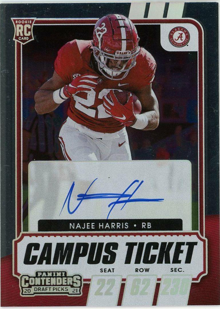 Najee Harris [Autograph Campus Ticket] #109