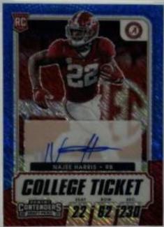 Najee Harris [Autograph Premium Blue Shimmer] #109C