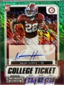 Najee Harris [Autograph Premium Green Shimmer] #109