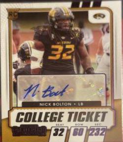 Nick Bolton [Autograph Purple] #159