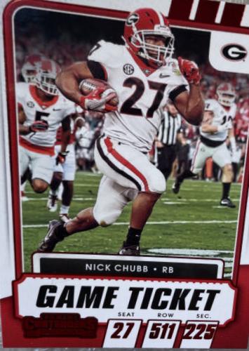 Nick Chubb [Red Zone Ticket] #52