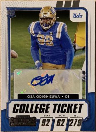Osa Odighizuwa [Autograph Campus Ticket] #266