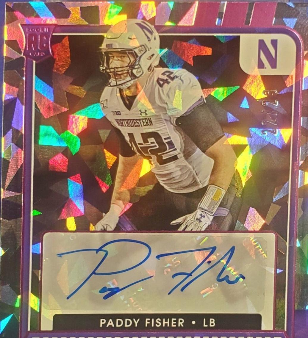 Paddy Fisher [Autograph Cracked Ice Ticket] #178