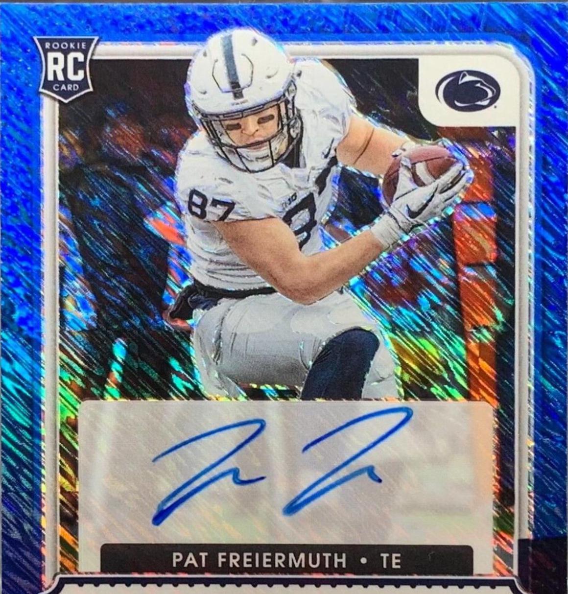 Pat Freiermuth [Autograph Premium Blue Shimmer] #125