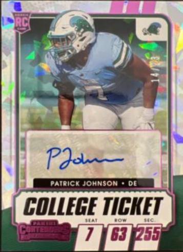 Patrick Johnson [Autograph Cracked Ice Ticket] #306
