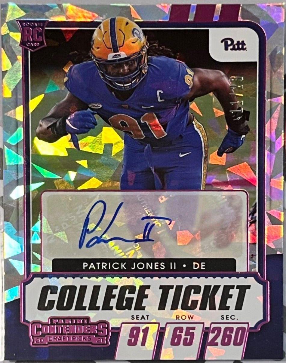 Patrick Jones II [Autograph Cracked Ice Ticket] #208