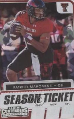 Patrick Mahomes II [Cracked Ice Ticket] #1