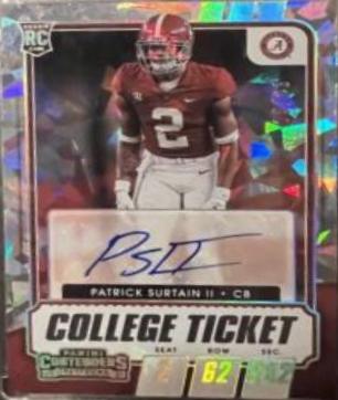Patrick Surtain II [Autograph Cracked Ice Ticket] #151
