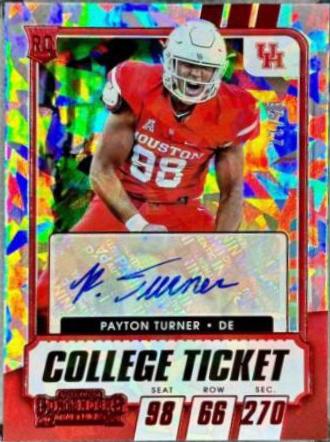Payton Turner [Autograph Cracked Ice Ticket] #280