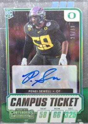 Penei Sewell [Autograph Campus Ticket] #194
