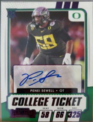 Penei Sewell [Autograph Purple] #194