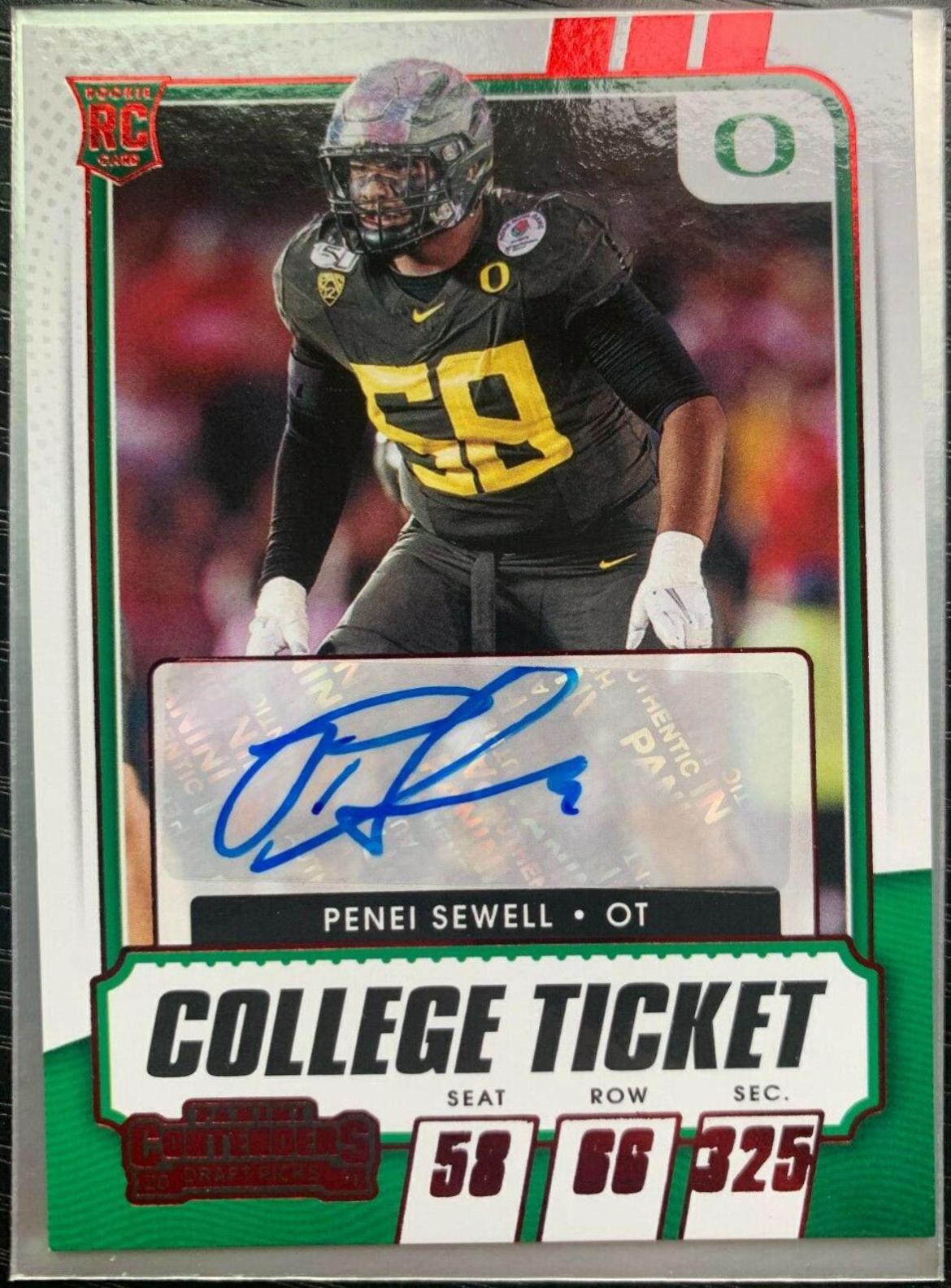 Penei Sewell [Autograph Red] #194