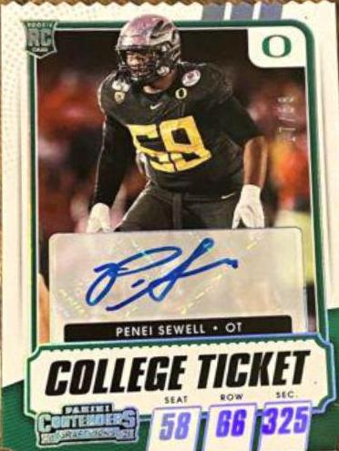 Penei Sewell [Autograph Stub] #194
