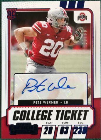 Pete Werner [Autograph Blue] #163