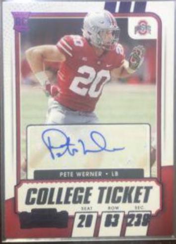 Pete Werner [Autograph Purple] #163