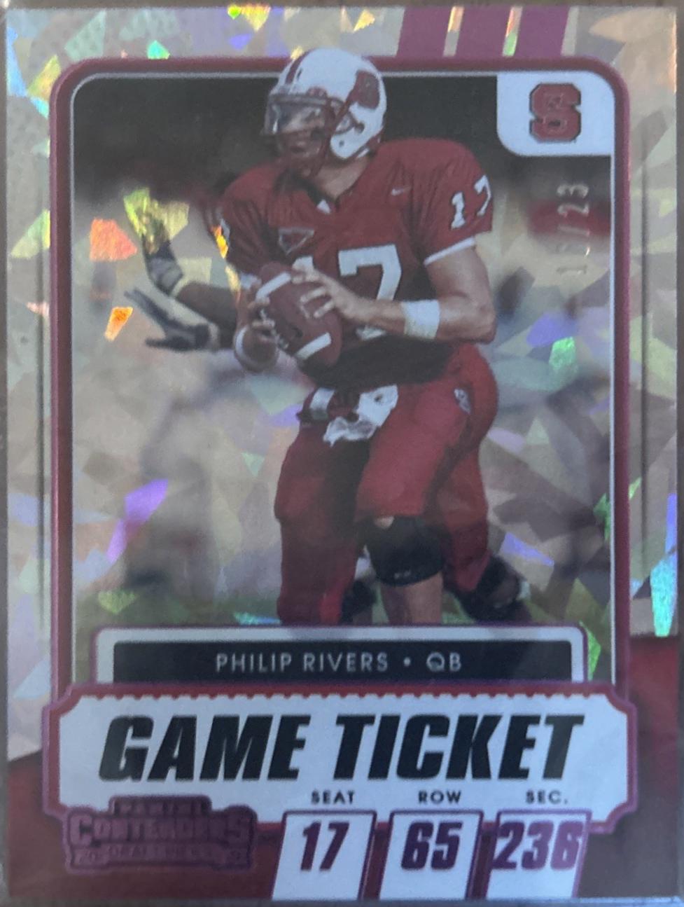Philip Rivers [Cracked Ice Ticket] #10