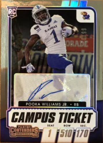 Pooka Williams Jr. [Autograph Campus Ticket] #186