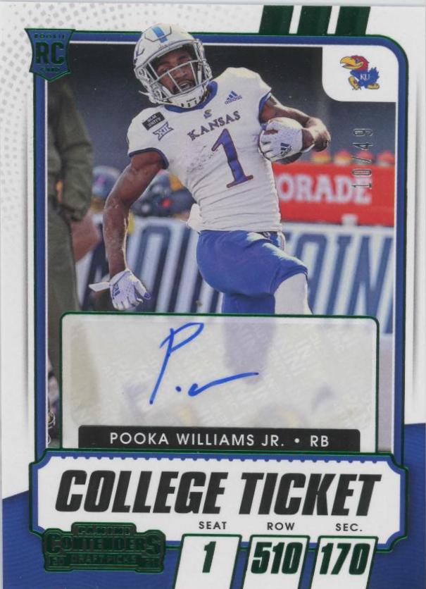 Pooka Williams Jr. [Autograph Green] #186