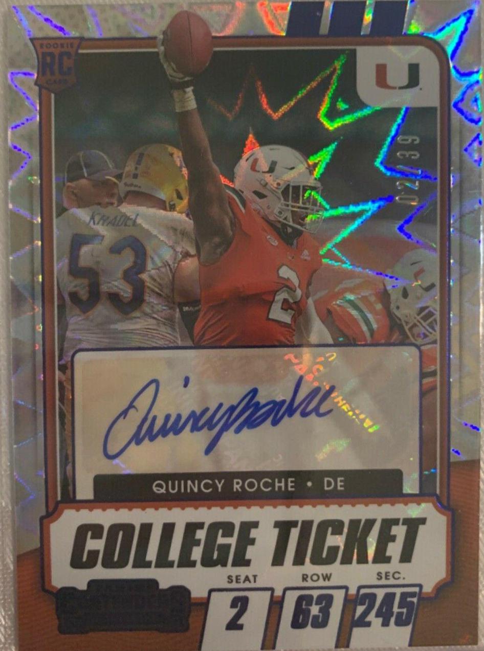 Quincy Roche [Autograph Blue] #261