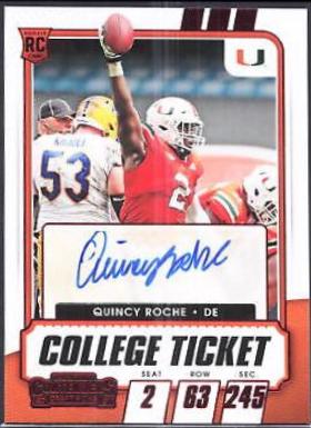 Quincy Roche [Autograph Purple] #261