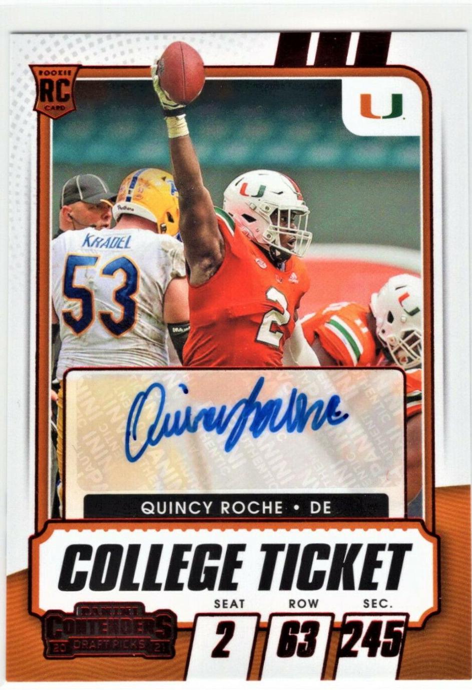 Quincy Roche [Autograph Red] #261