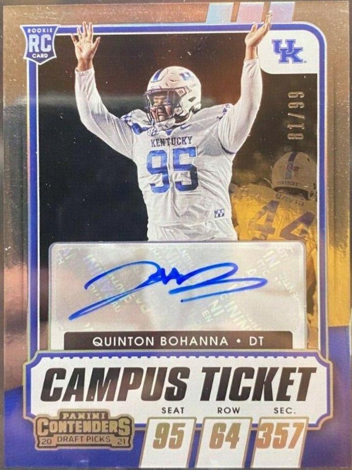 Quinton Bohanna [Autograph Blue] #247