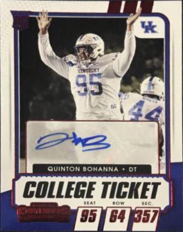Quinton Bohanna [Autograph Red] #247