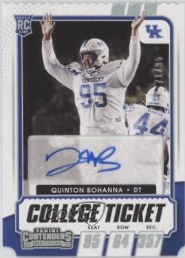 Quinton Bohanna [Autograph Stub] #247