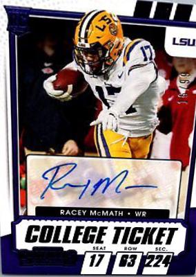Racey McMath [Autograph Blue] #143