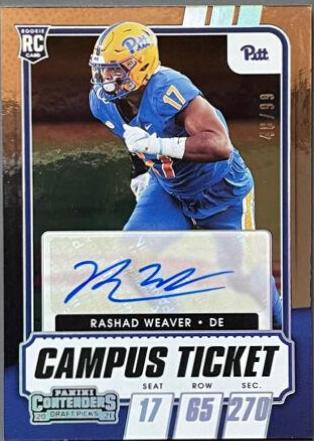 Rashad Weaver [Autograph Campus Ticket] #228