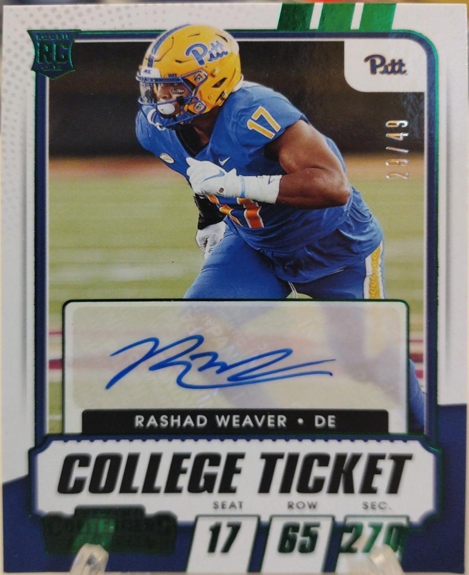 Rashad Weaver [Autograph Green] #228