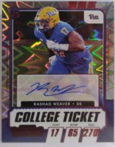 Rashad Weaver [Autograph Red Explosion] #228