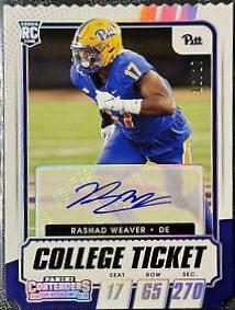 Rashad Weaver [Autograph Stub] #228
