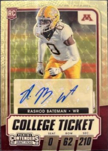 Rashod Bateman [Autograph Premium Gold] #121