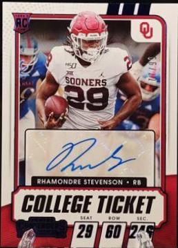 Rhamondre Stevenson [Autograph Blue] #191