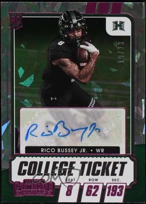 Rico Bussey Jr. [Autograph Pink Cracked Ice] #176