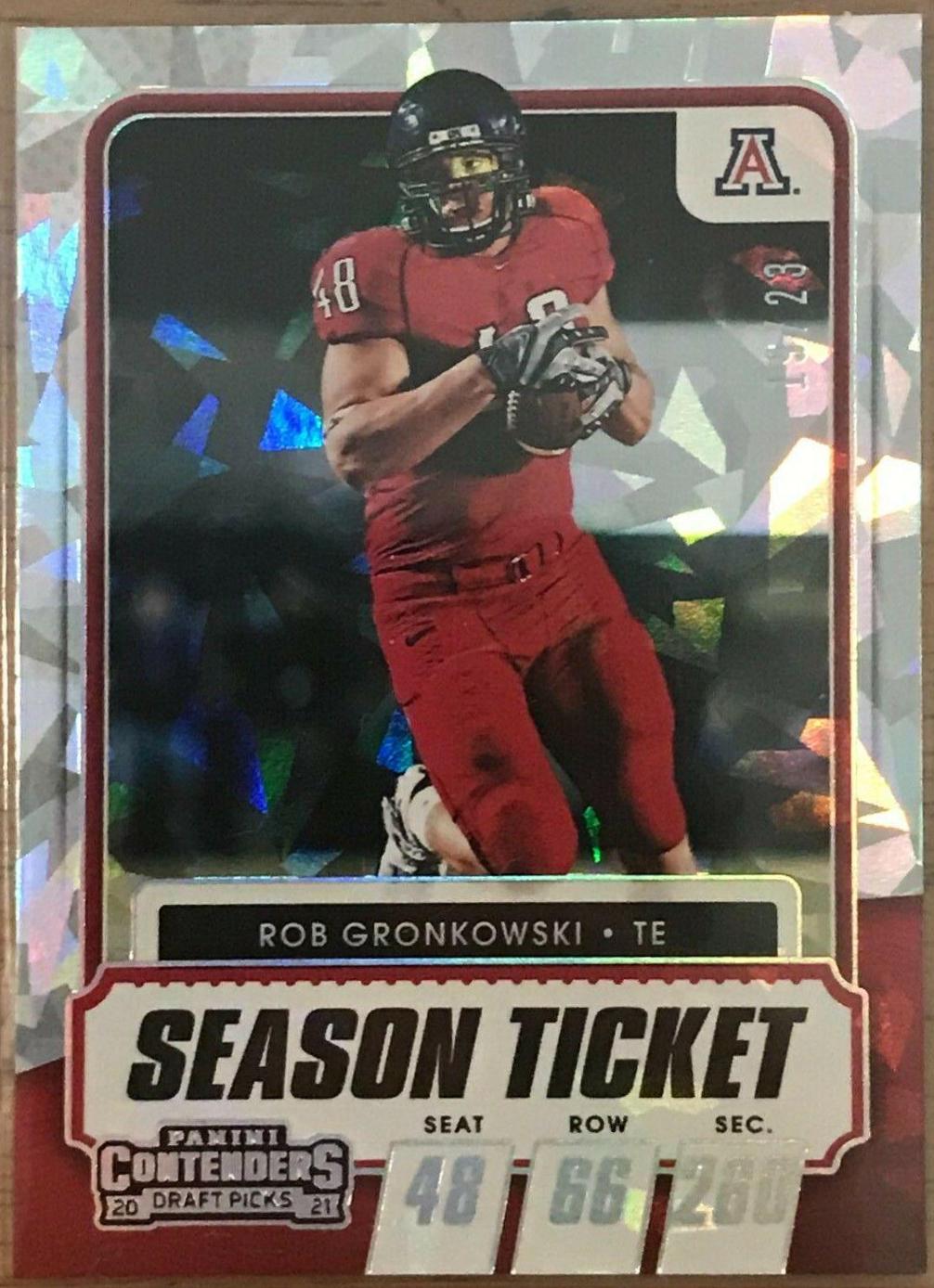 Rob Gronkowski [Cracked Ice Ticket] #100