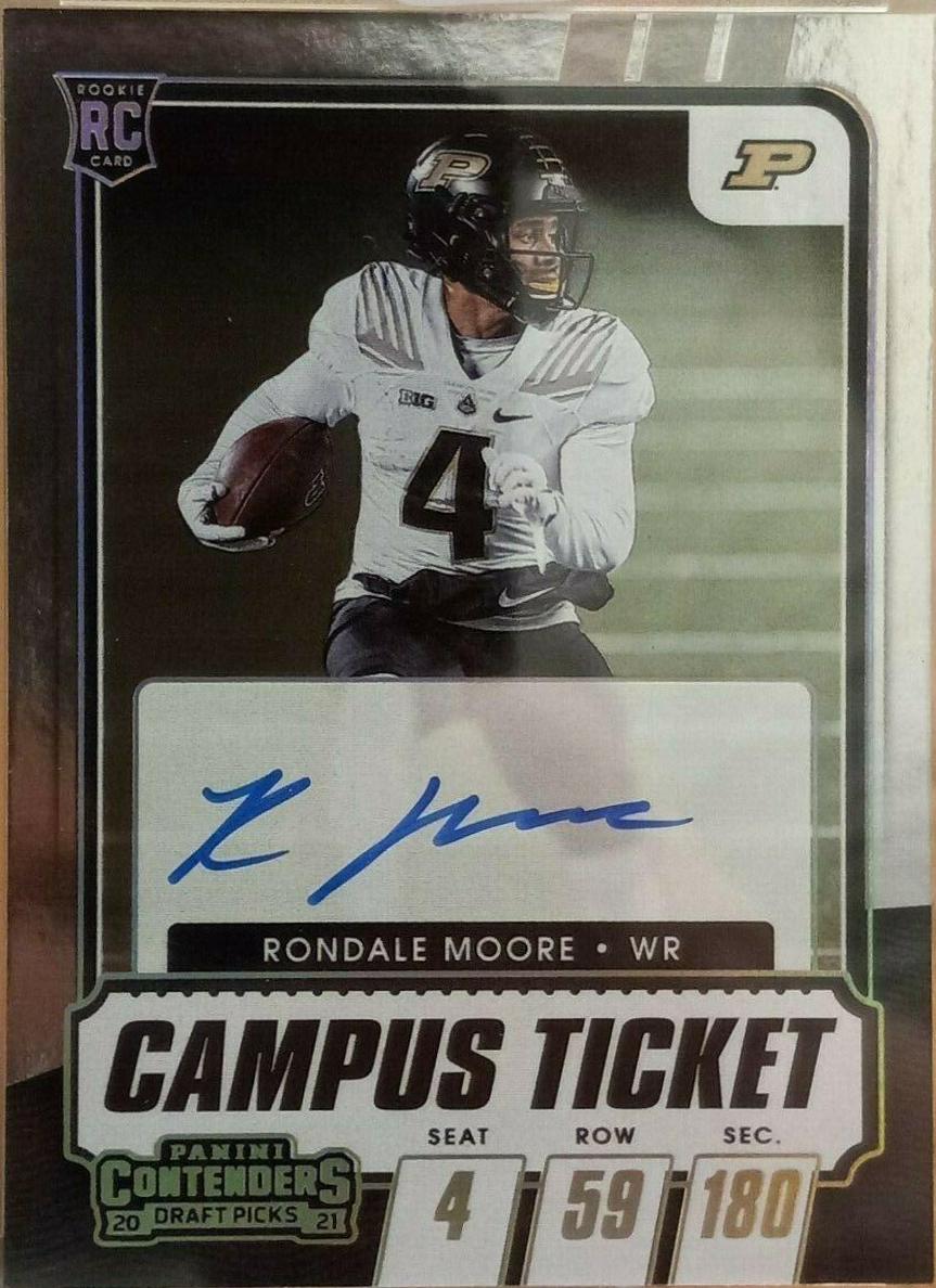 Rondale Moore [Autograph Campus Ticket] #117