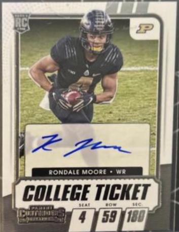 Rondale Moore [Autograph Campus Ticket] #117C