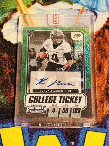 Rondale Moore [Autograph Premium Green Shimmer] #117