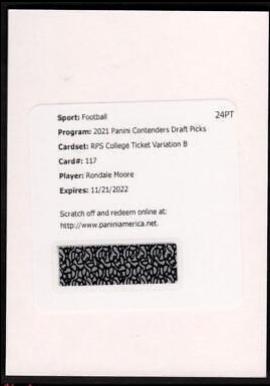 Rondale Moore [Autograph] #117B