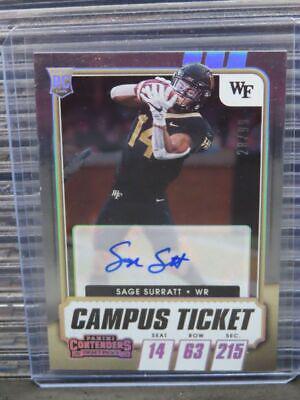 Sage Surratt [Autograph Campus Ticket] #149