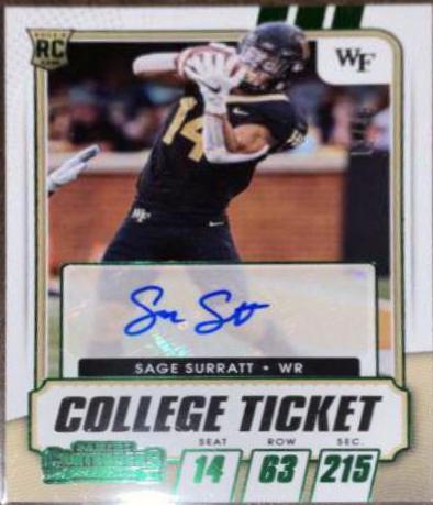 Sage Surratt [Autograph Green] #149