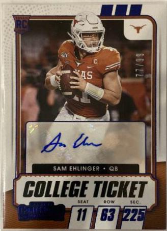 Sam Ehlinger [Autograph Blue] #146