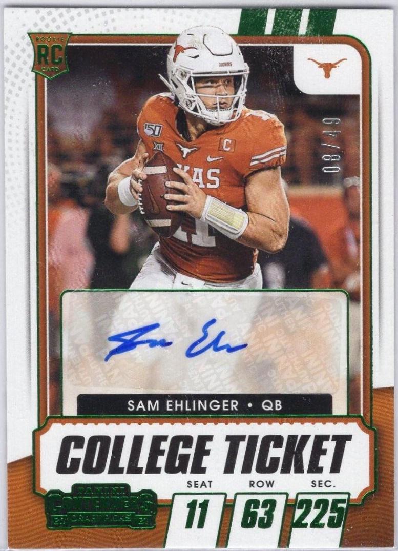 Sam Ehlinger [Autograph Green] #146