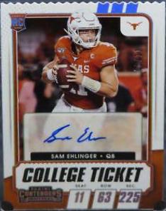 Sam Ehlinger [Autograph Stub] #146