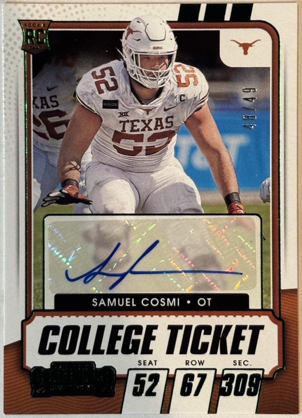 Samuel Cosmi [Autograph Green] #195