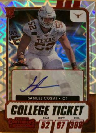 Samuel Cosmi [Autograph Red Explosion] #195