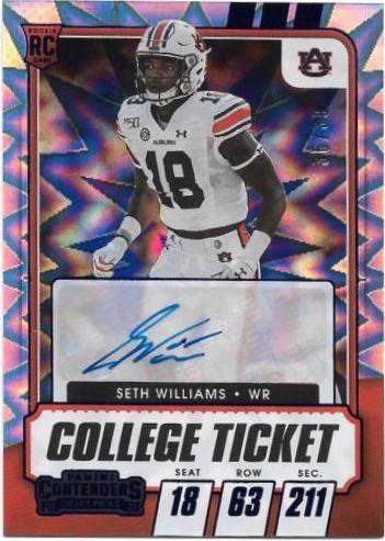 Seth Williams [Autograph Blue Explosion] #129